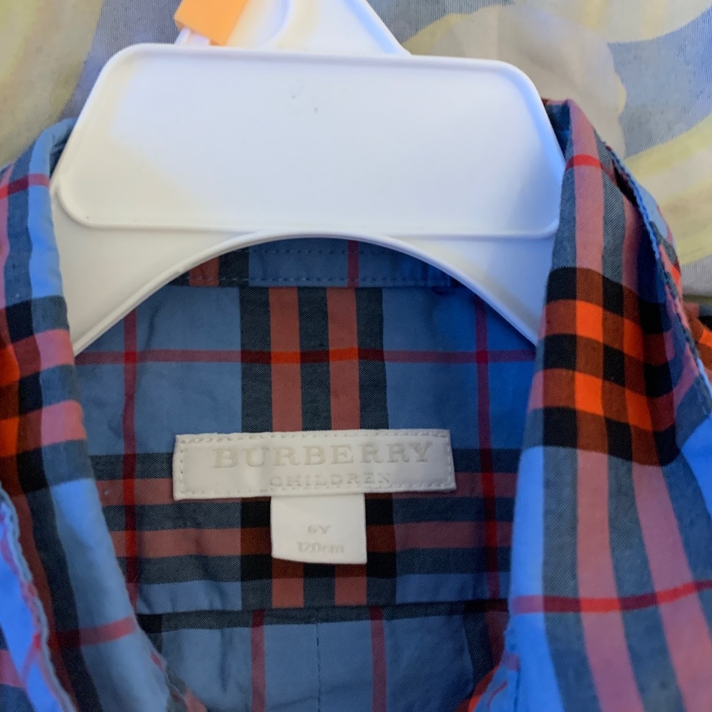 Boys Burberry Shirt